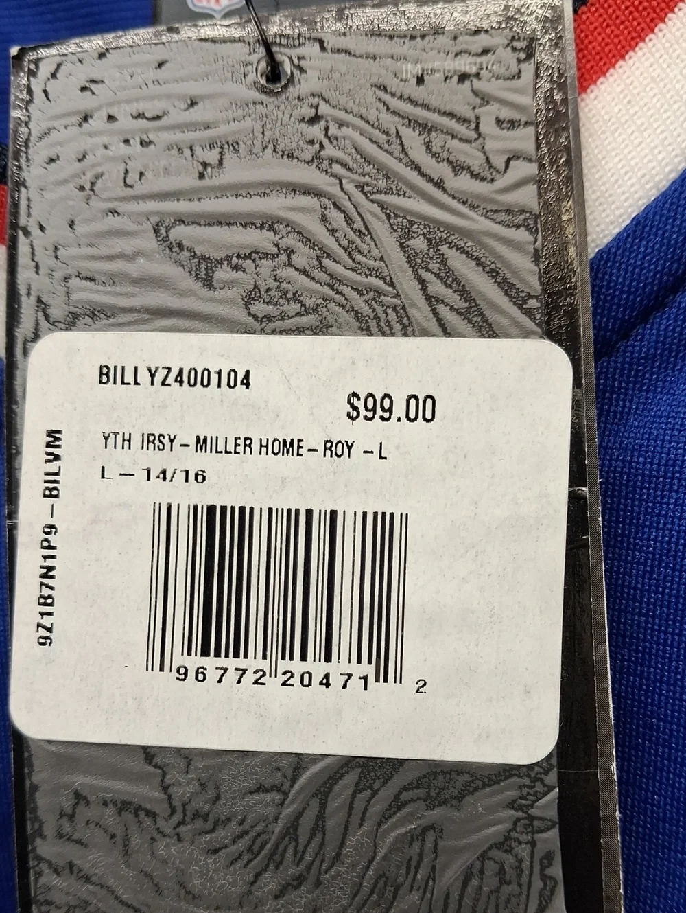 NWT Youth Nike Buffalo Bills Royal Blue #40 Football Jersey